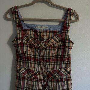Tommy Hilfiger Plaid Button-Up blouse